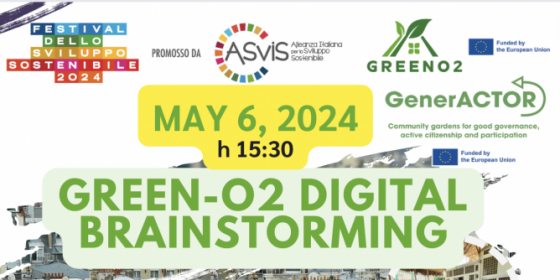 GreenO2 digital brainstorming: from green roof to Manifesto on Upa governance